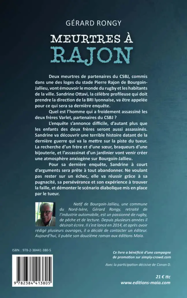Meurtres à Rajon Gérard Rongy 2
