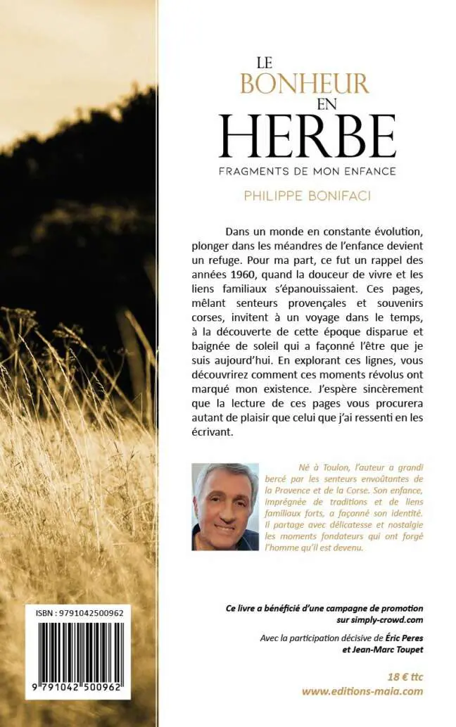 Le bonheur en herbe Philippe Bonifaci2