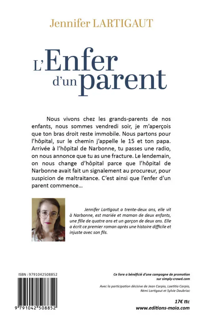 L’Enfer d’un parent - Jennifer Lartigaut