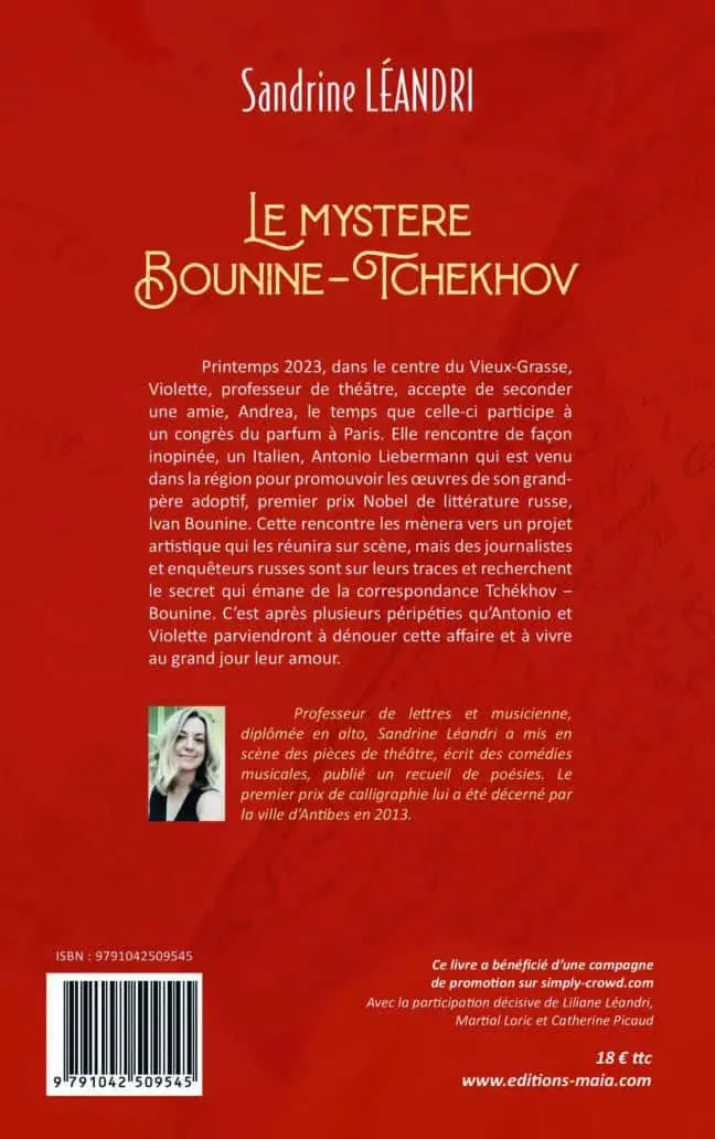 Le Mystère Bounine – Tchékhov -Sandrine Léandri